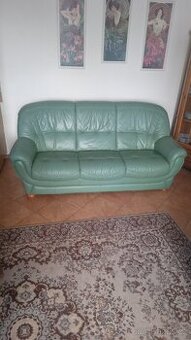 Prodám koženou sedací soupravu 3+1+1