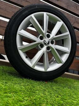 Alu kola 5x100 r16 s letním pneu (f3)
