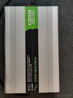 Měnič napětí+UPS+nabíječ 24V/230V/2000W. - 1