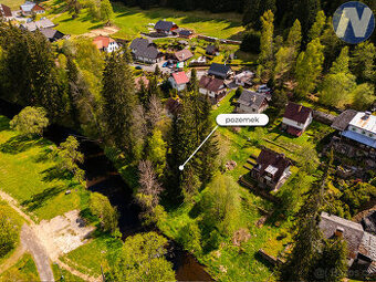 Prodej stavebního pozemku 598 m² Horní Vltavice