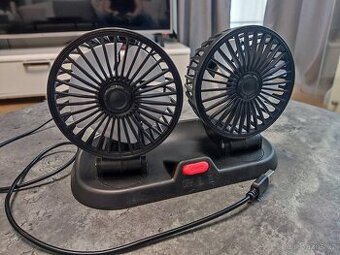 Ventilátor do auta na palubní desku 5V/USB