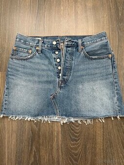 Levis džínová minisukně