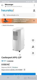 Multifunkční klimatizace COOLEXPERT APG-12P 3,5kW NEPOUŽITÉ