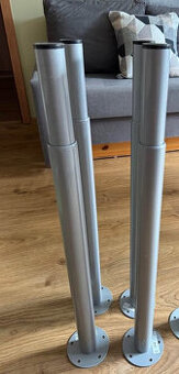 Ikea Olov nohy ke stolu, stribrna