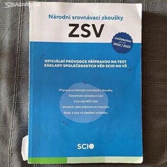 SCIO cvičebnice přijímací zkoušky ZSV