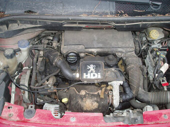 Peugeot 107 1.4HDi motor+převodovka, alternátor, startér