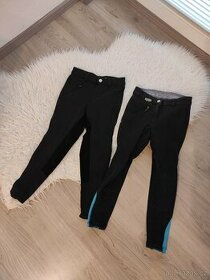 2x dětské jezdecké kalhoty vel. 122