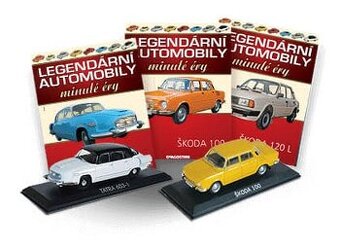 DeAgostini - všech 154ks - Legendární automobily minulé éry