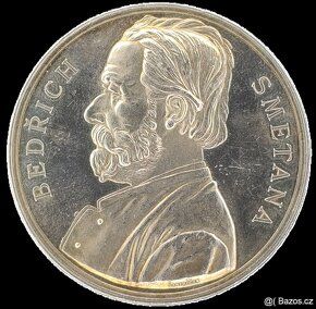 Medaile Bedřich Smetana 1894, Stříbro 51,6 gramu