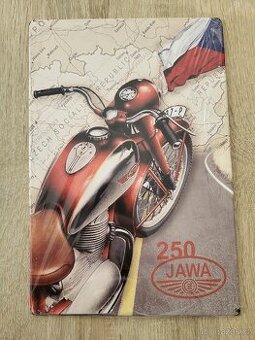 Retro plechové cedule JAWA