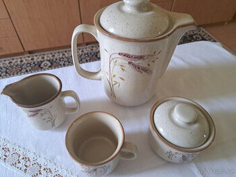 Keramické nádobí + Dekorační talíř