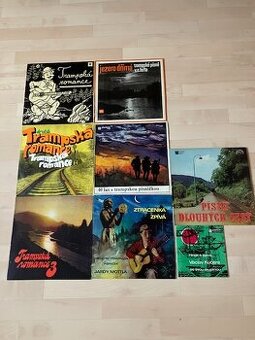 Prodám LP desky s trampskou a country hudbou