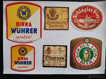 Pivní etikety zrušených pivovarů