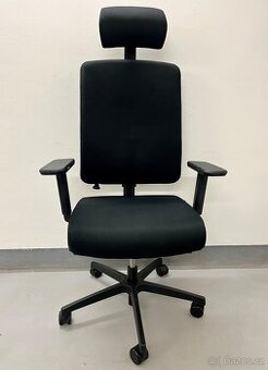 Kancelářská židle RIM Flexi s podhlavníkem - černá