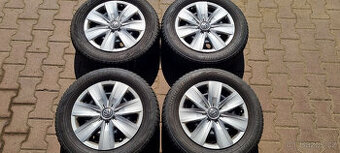 Plechové disky VW Troc 5x112 6x16 ET43 205/60r16 zimni