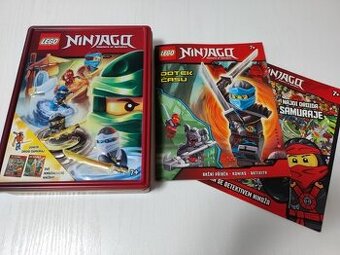 Lego Ninjago dárková plechová krabička+ knížečky