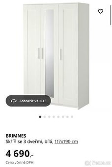 Ikea Brimnes skříň