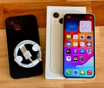 iPhone 13 Mini Bílá BATERIE 100% TOP