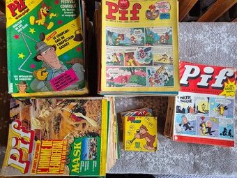 Pif gadget,vaillant,poche-celkem 242 čísel