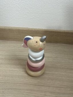 Dřevěná hračka - jednorožec
