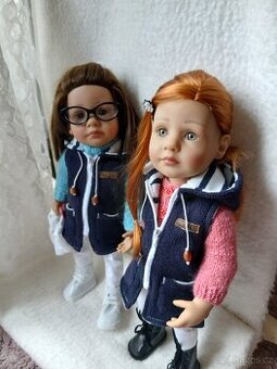 Oblečky pro panenku Gotz 36cm..dlouhá zimní vesta