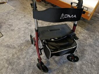 Odlehčené čtyřkolové skládací chodítko  DMA