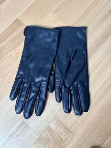 Dámské kožené rukavice L H&M - 1