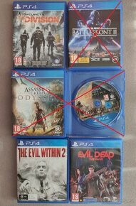 PS4/PS5 Evil Dead, Evil Within 2, TC: The Division CZ