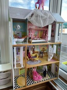 Dřevěný domeček pro panenky Barbie - Kaylee