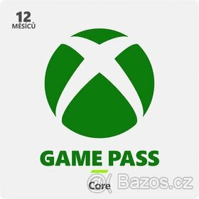 Xbox Game Pass Core - 12 měsíční členství