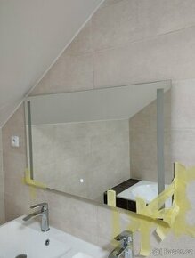 Siko zrcadlo koupelnové s LED osvětlením 120 x 70 cm