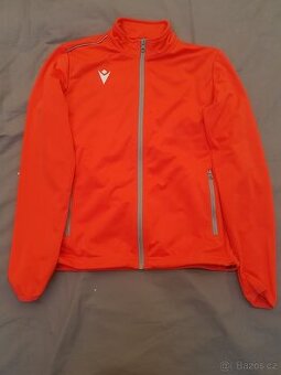 Oranžová mikina s zipem XS-S