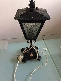 KOVOVÁ LUCERNA --LAMPA- SVĚTLO -