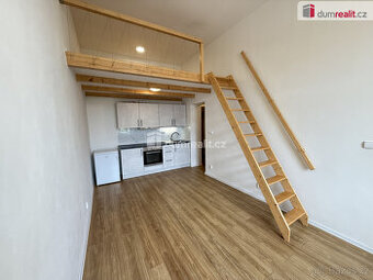 Pronájem bytu 1+kk 35 m2 P5 Smíchov po rekonstrukci loft cih