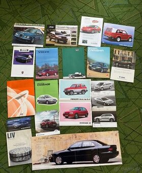 Daihatsu, Lada, Jaguar, Chrysler - Výprodej prospekty