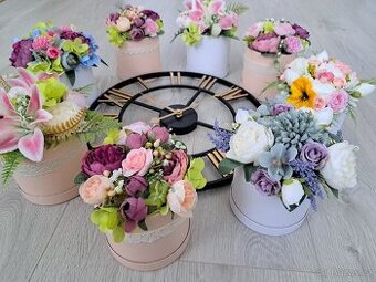 Dekorace květinové věnce flowerboxy - 1