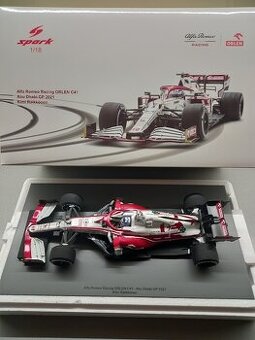 2x F1 SAUBER ALFA ROMEO C40 2021 KIMI RAIKKONEN SPARK 1:18 - 1