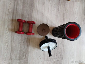 Prodám činky, roller a ab roller