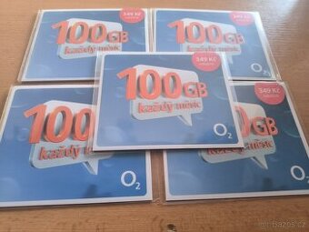 SIM karta 02 100GB
