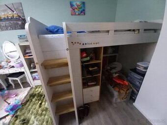 Patrová postel (1 lůžko) s úložným prostorem