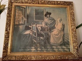 REPLIKA OBRAZU JAN VERMEER VAN DELFT (1632--1675)