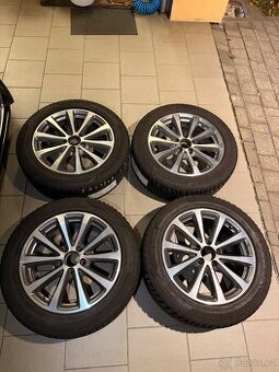 Alu kola Mercedes E-class W213 se zimním pneu 225/55 R17