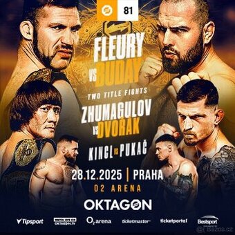 2x VIP vstupenky Oktagon 81