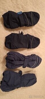 2x dětské palčáky věk 8-10 let