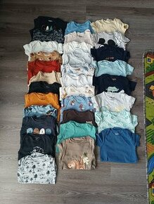 Oblečení pro chlapečka 161ks - velikost 80 a 86