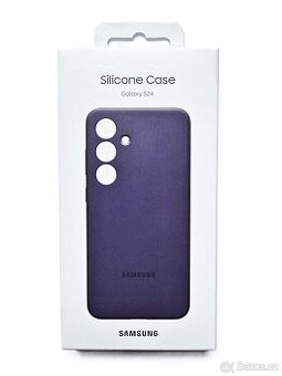 Samsung S24 orig. silikonový kryt Violet
