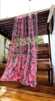 Záclony romantický styl