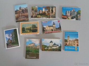 Starší leporela hradů, zámků a muzea