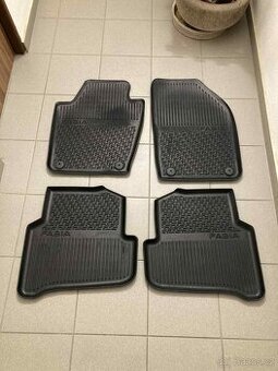 Gumové koberce do interieru - Škoda Fabia