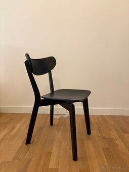 Černá jídelní židle (3ks)